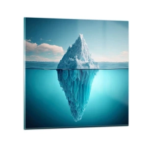 Obraz na skle - Ledová královna - 40x40 cm