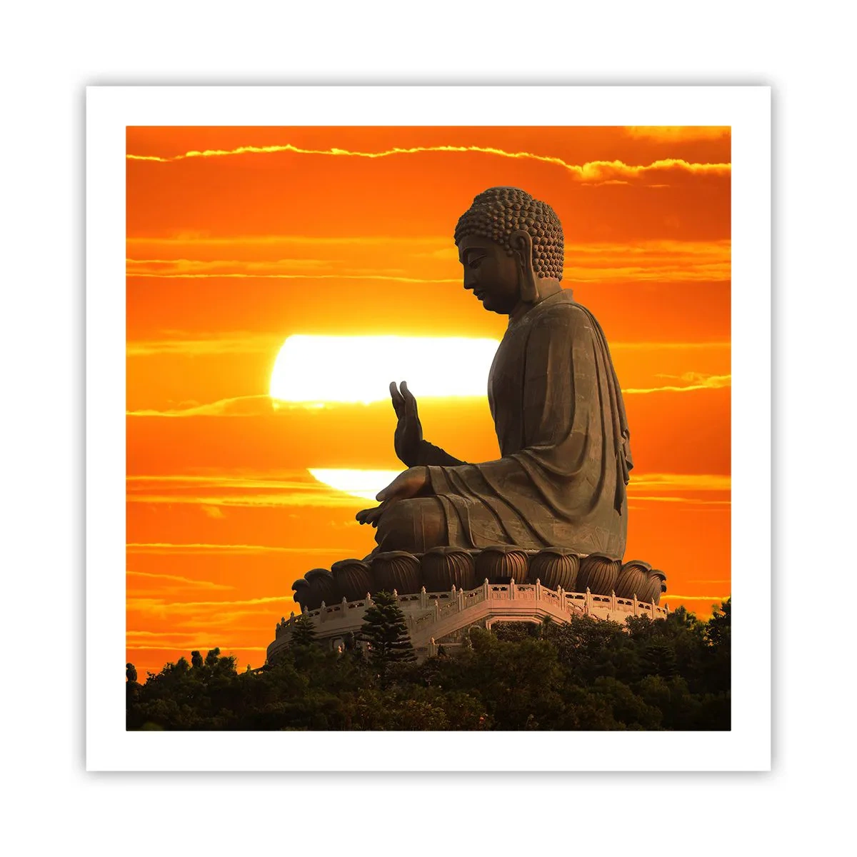 Plakát - Bez strachu ze světa - 60x60 cm