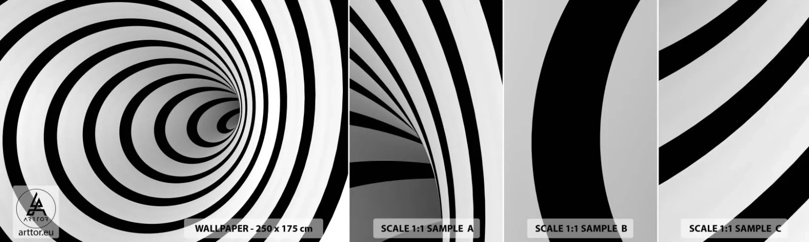 Fototapeta Vzorek Standard Eco - Taky nemůžete odolat? - Abstrakce, 3D, Vír - 100x30 cm