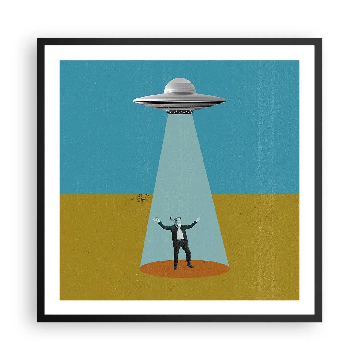 Plakát v černém rámu - Blízké setkání - 60x60 cm