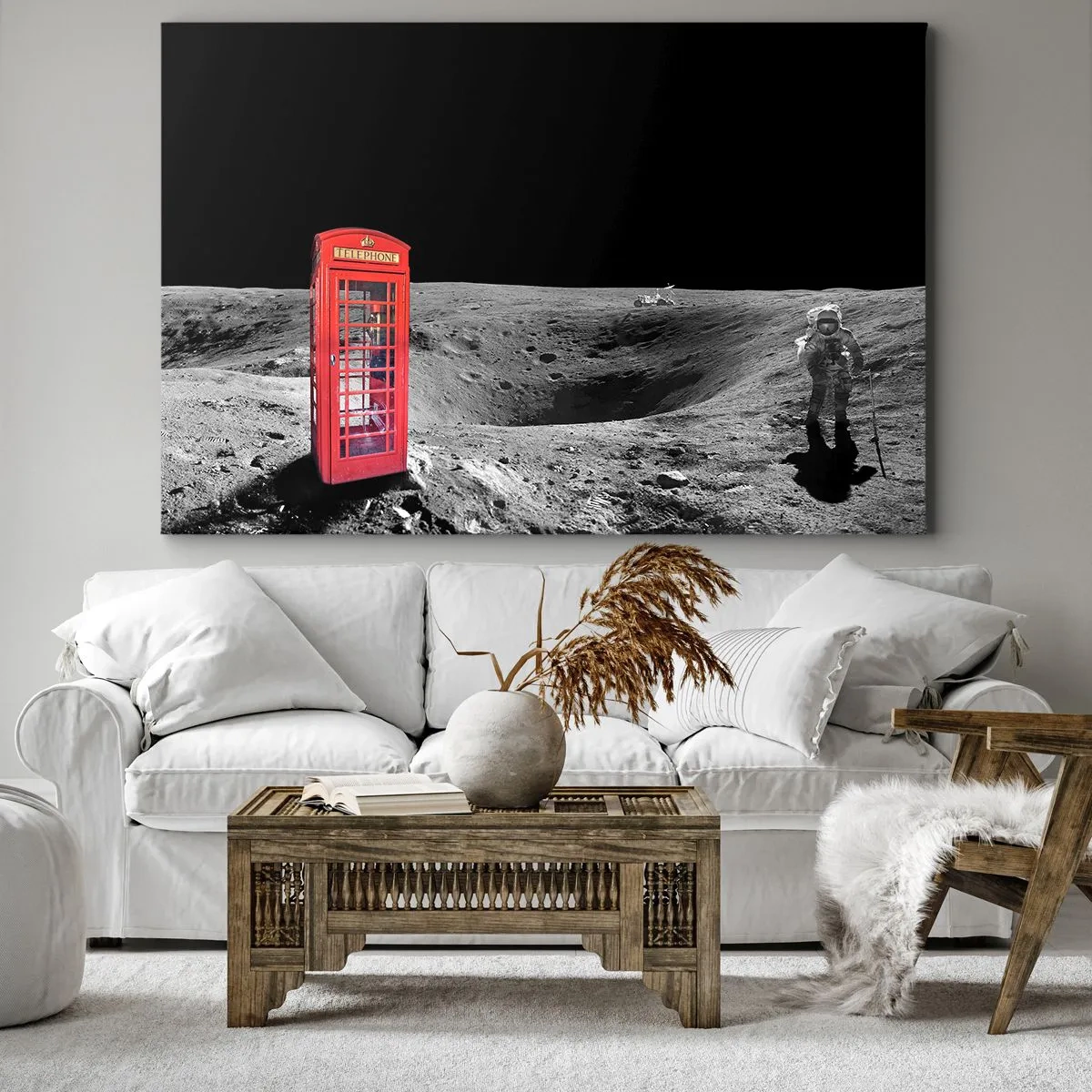 Obraz na plátně - Kosmický žert - 70x50 cm