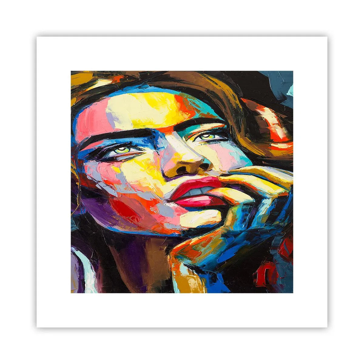 Plakát - Sny, jak ptáci letí oblohou - 30x30 cm