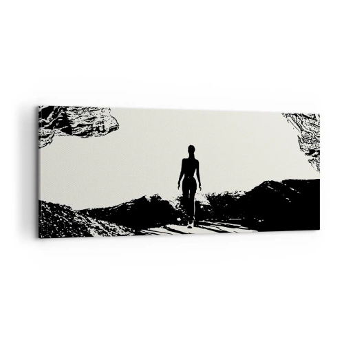 Obraz na plátně - Nový pohled - 100x40 cm