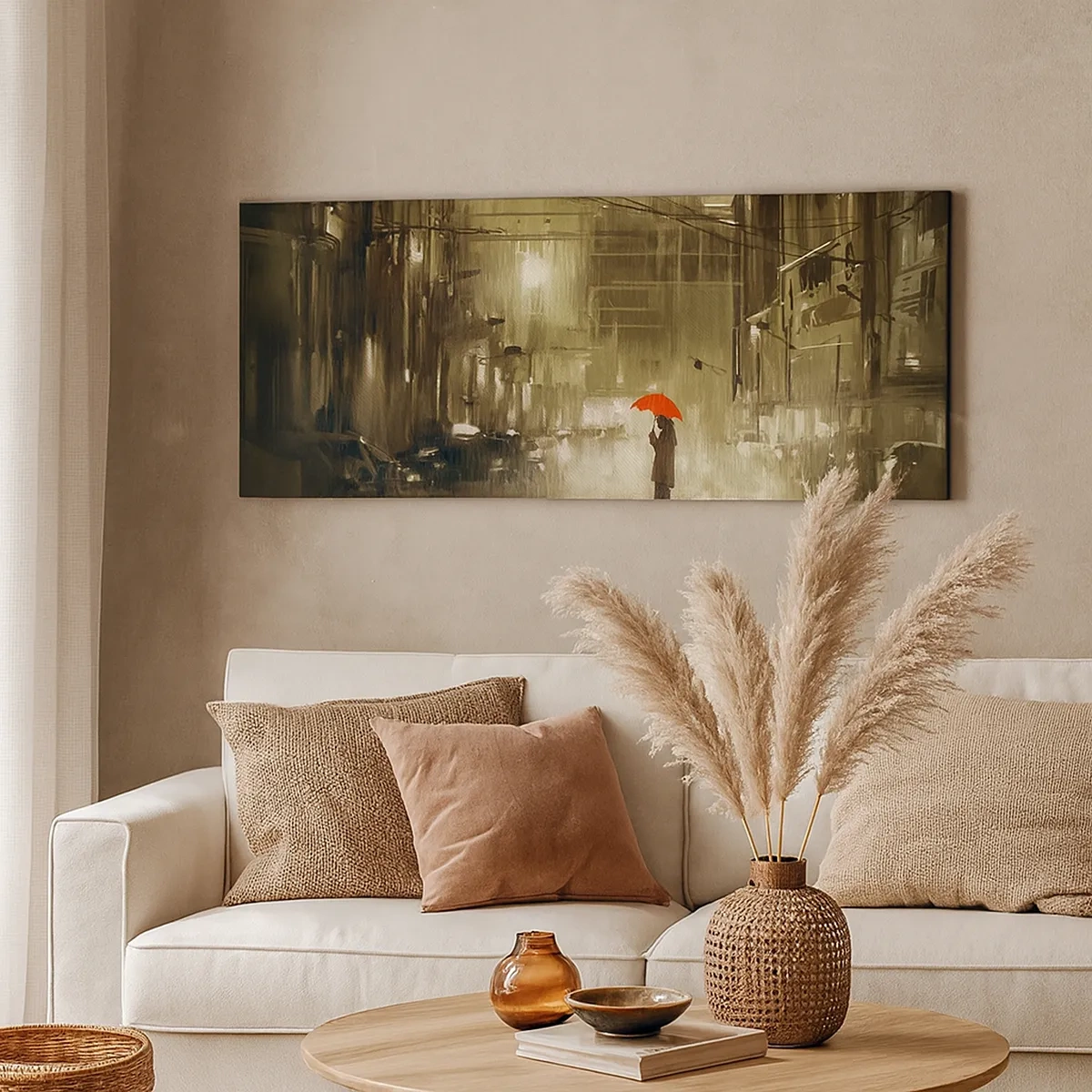 Obraz na plátně - Sama, ale ne osamělá - 30x30 cm