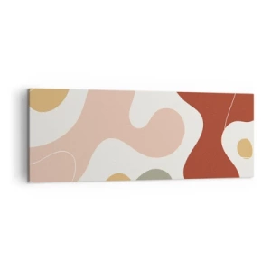 Obraz na plátně - Klikyháky - 140x50 cm