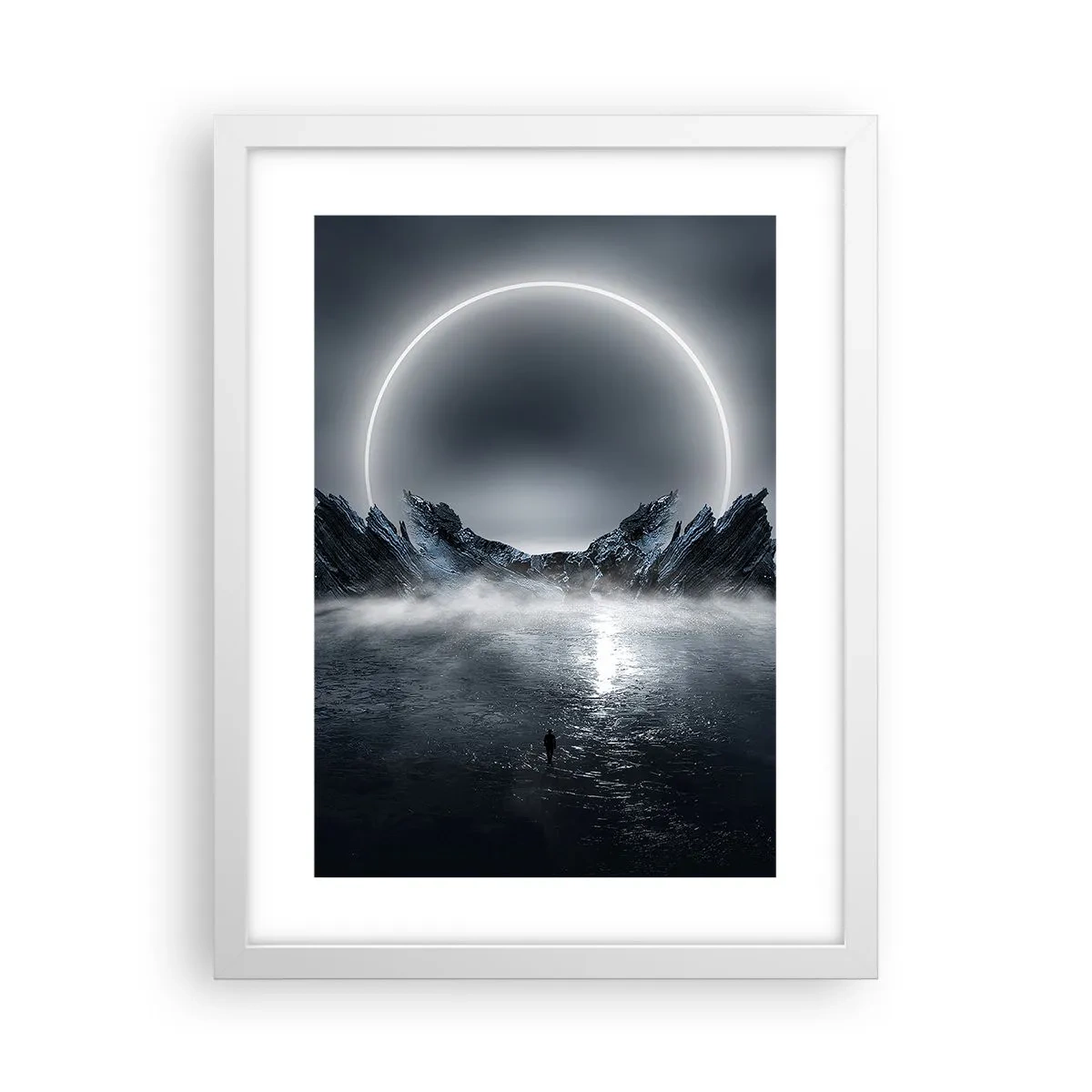 Plakát v bílém rámu - Finále příběhu - 30x40 cm