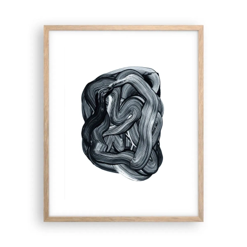 Plakát v rámu světlý dub - Není to tak jednoduché - 40x50 cm