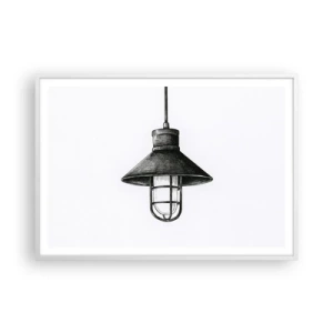 Plakát v bílém rámu - Jako před lety… - 100x70 cm