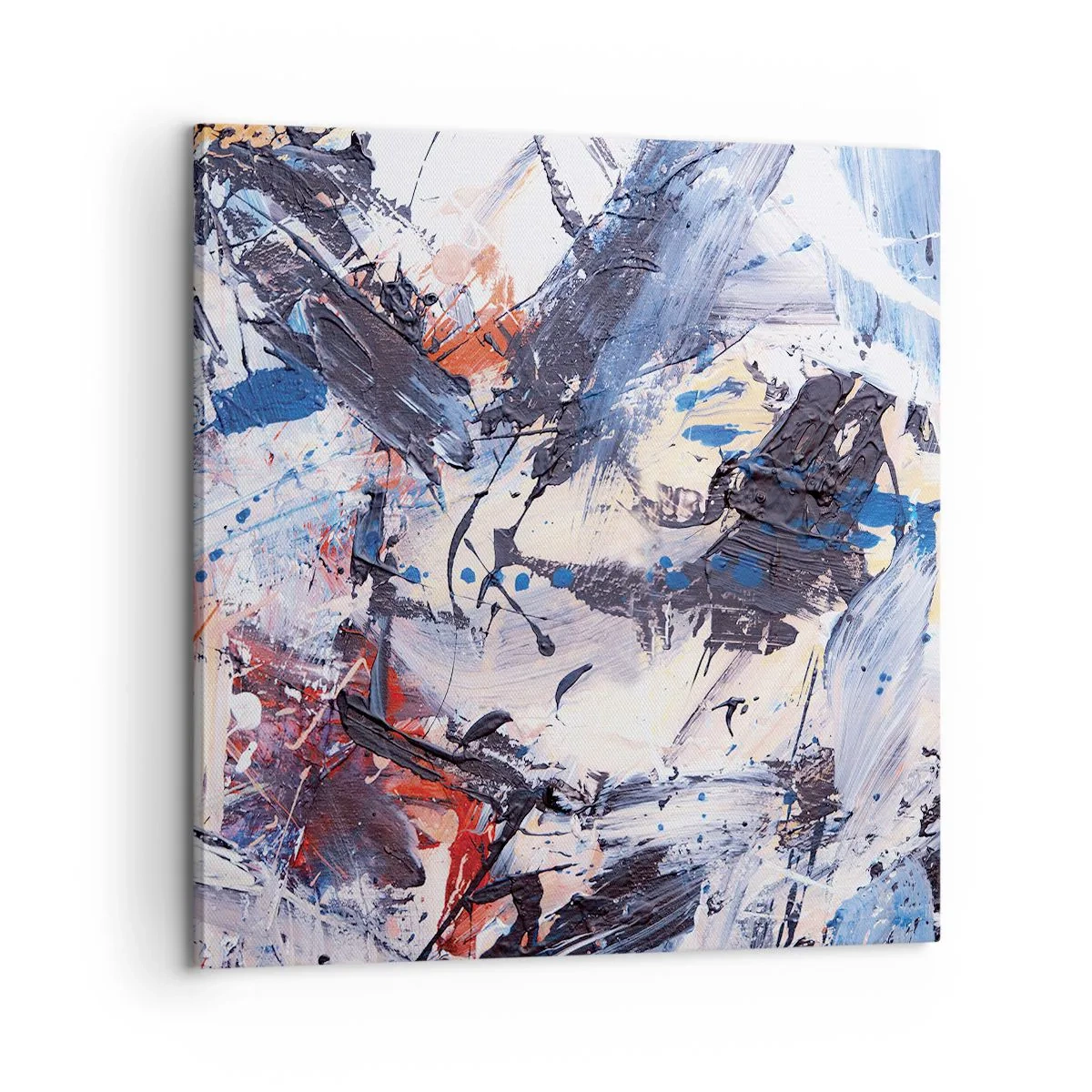 Obraz na plátně - Bláznivý tanec abstrakce - 60x60 cm
