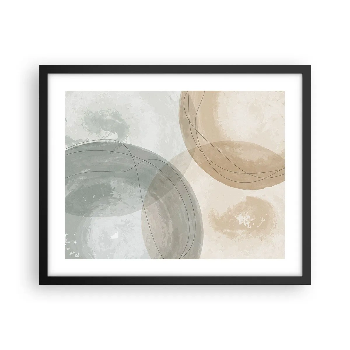 Plakát v černém rámu - Pronikání světů - 50x40 cm