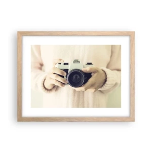 Plakát v rámu světlý dub - Pro více informací… - 40x30 cm