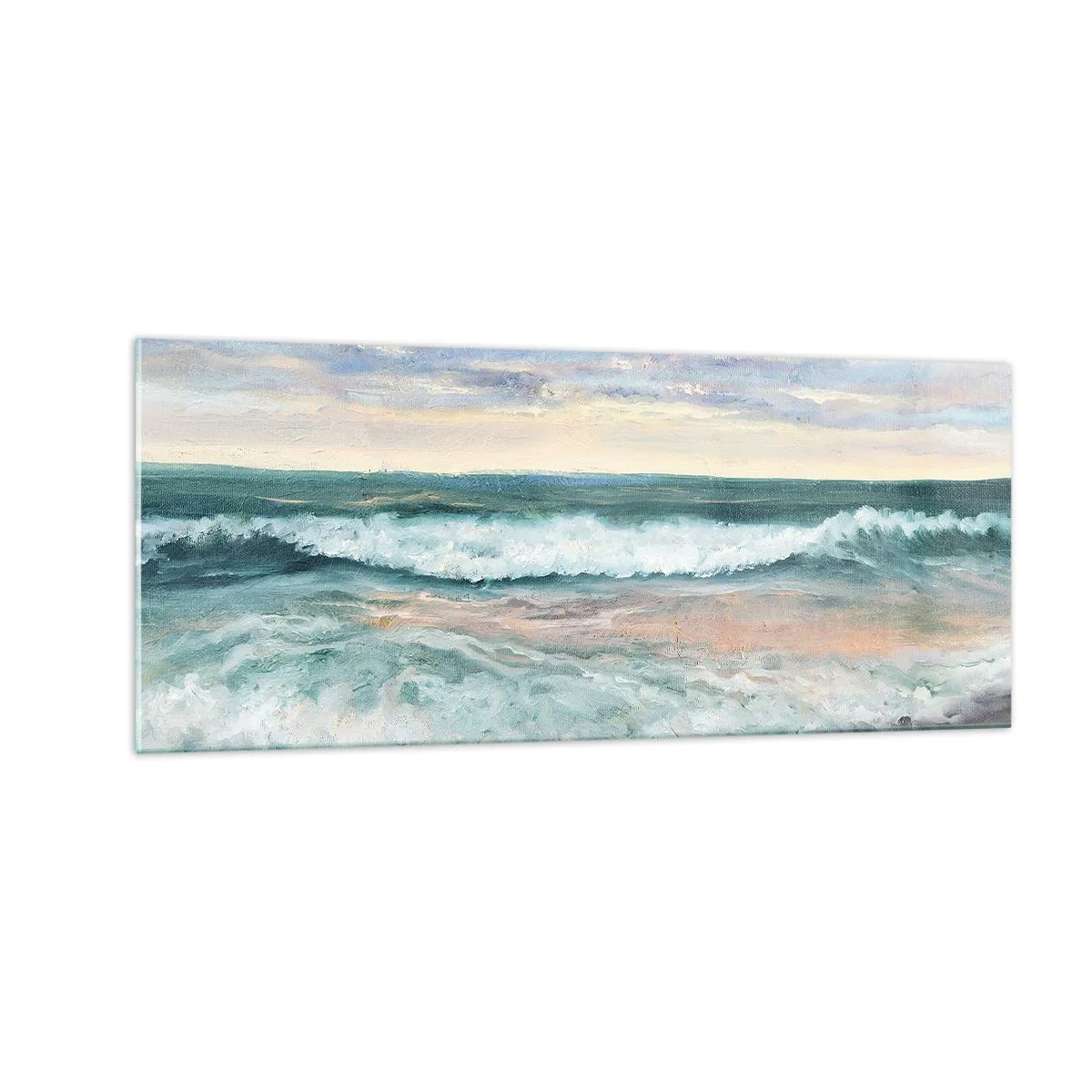 Obraz na skle - Tady uhladíš duši - 100x40 cm