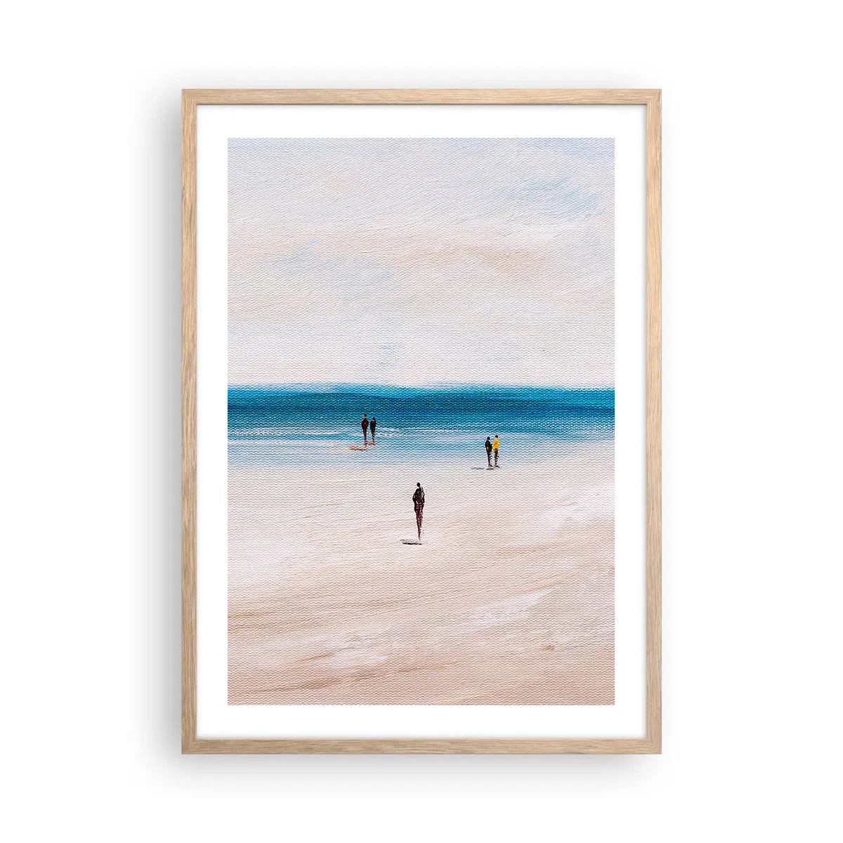 Plakát v rámu světlý dub - Přirozená potřeba - 50x70 cm