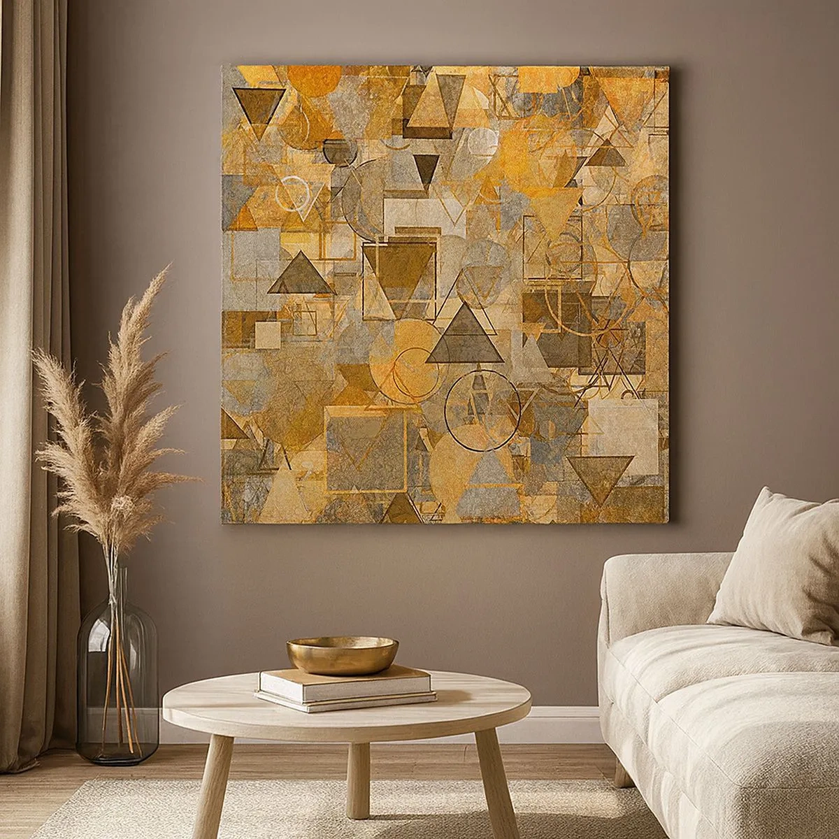 Obraz na plátně - Svět zachycený v podobě - 30x30 cm