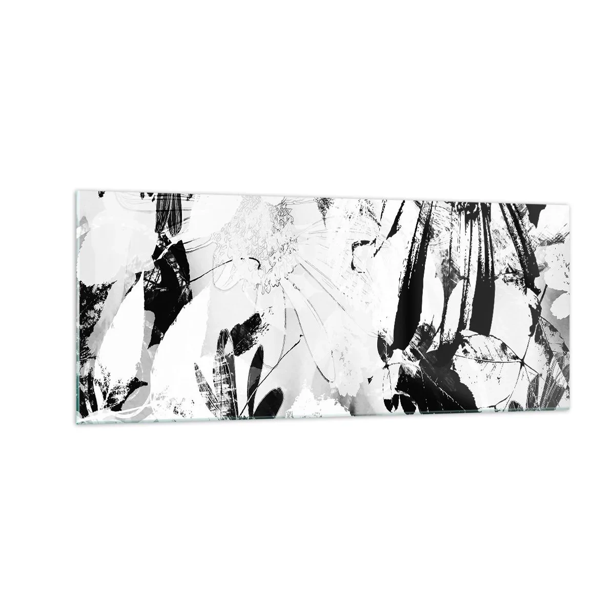Obraz na skle - Podzim v negativu - 100x40 cm