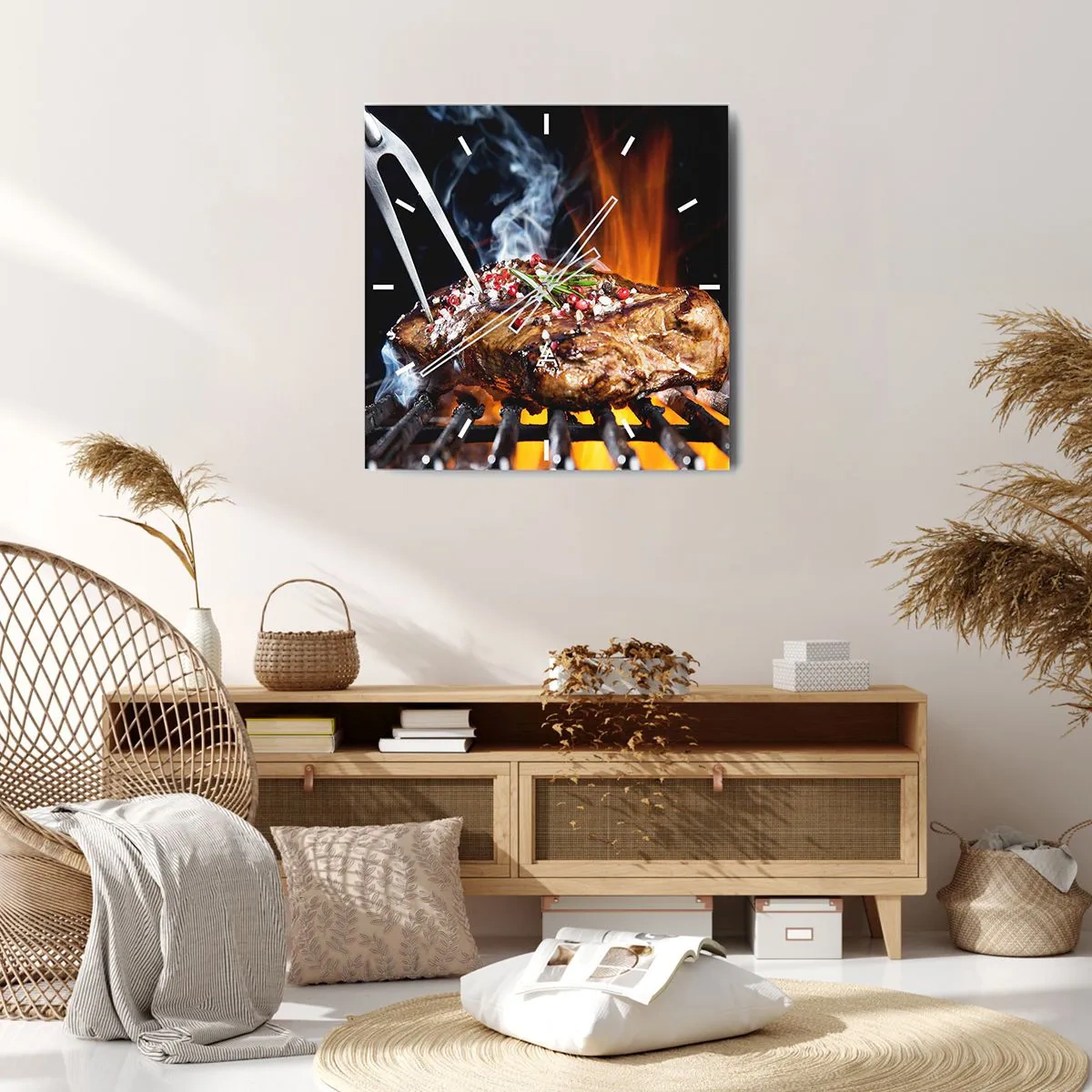 Nástěnné hodiny - Šťavnaté a voňavé - 40x40 cm