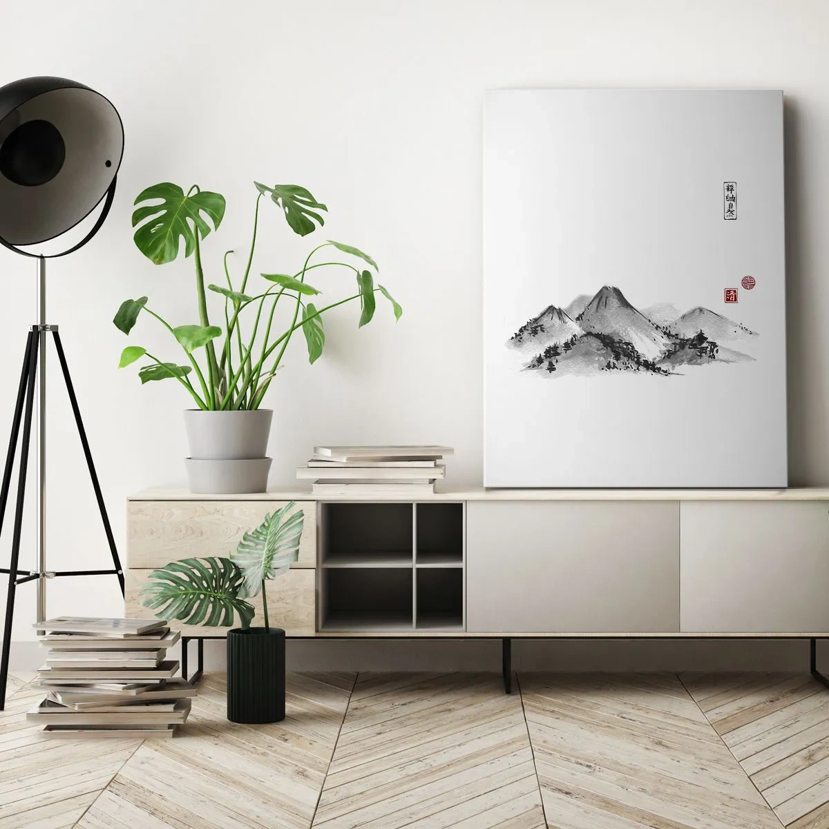 Obraz na plátně - Za hranicí vzdálenosti - 45x80 cm