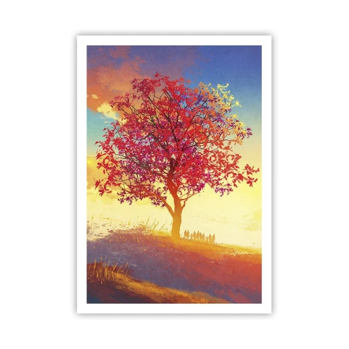 Plakát - Poutník u cíle - 70x100 cm
