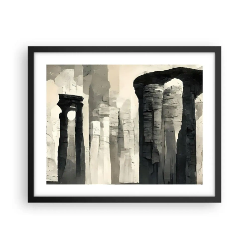 Plakát v černém rámu - Majestátnost starožitnosti - 50x40 cm