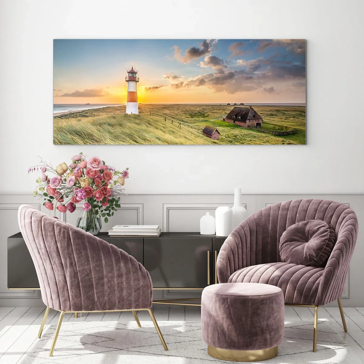 Obraz na skle - Mezi vlnami - 140x50 cm