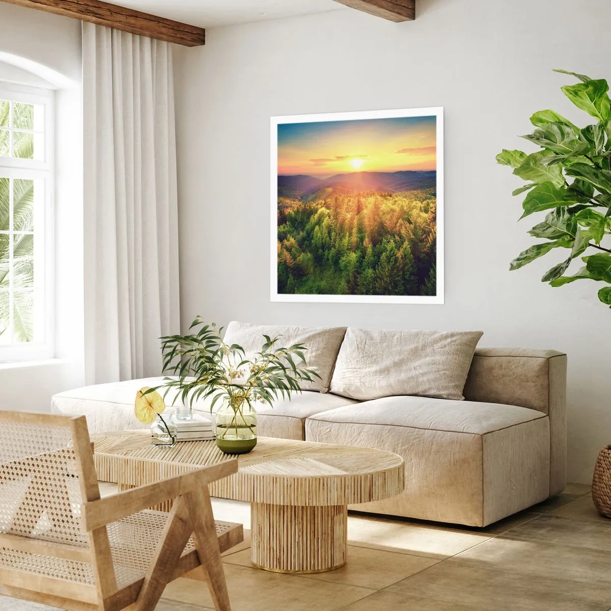 Plakát - Vrcholky a vrcholy - 60x60 cm