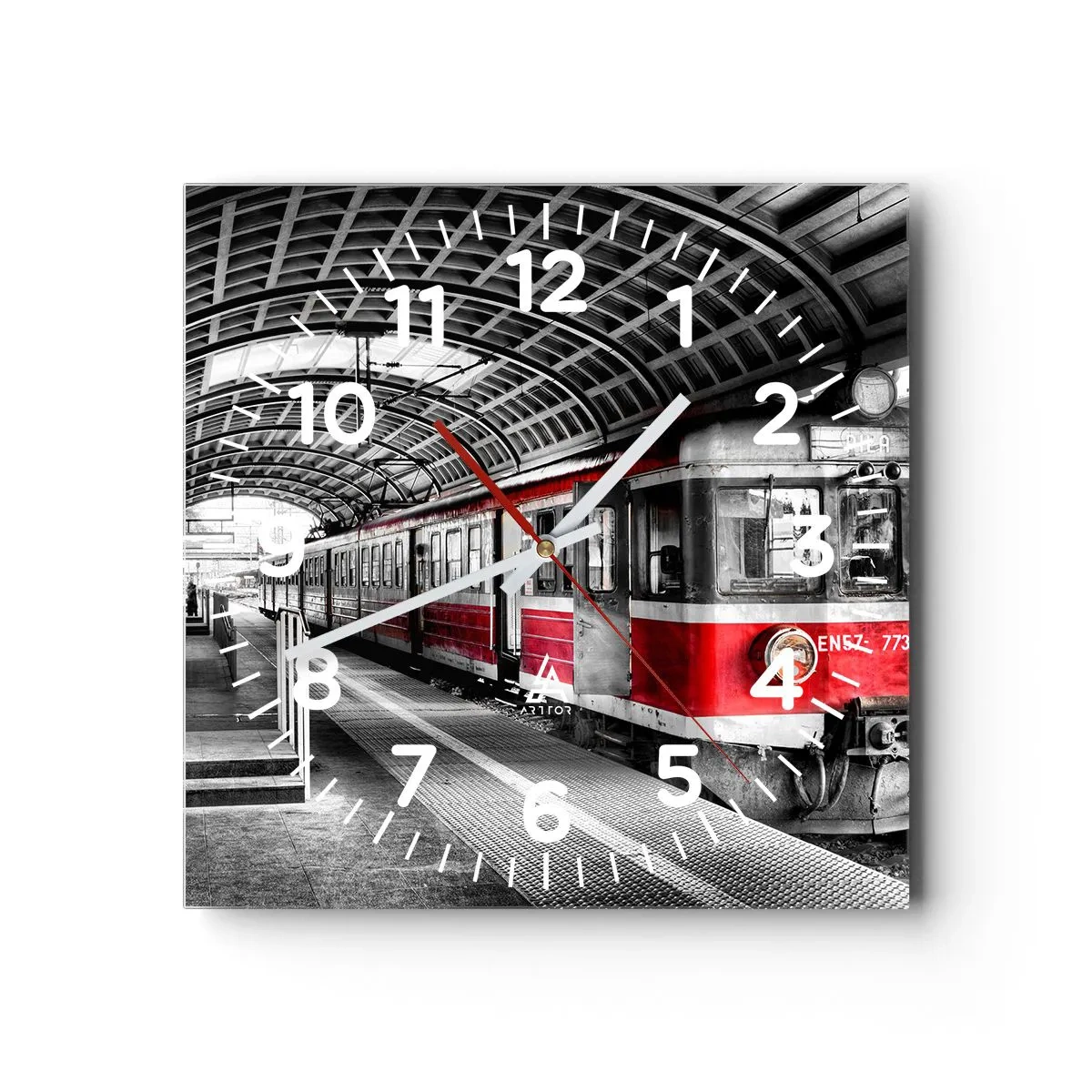 Nástěnné hodiny - Možná je to životní cesta? - 40x40 cm