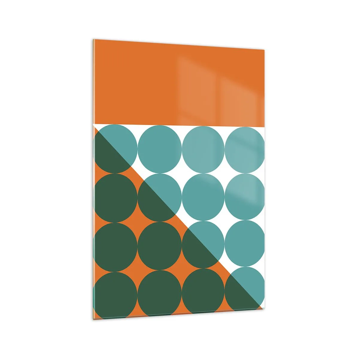 Obraz na skle - Nahoru a šikmo - 70x100 cm