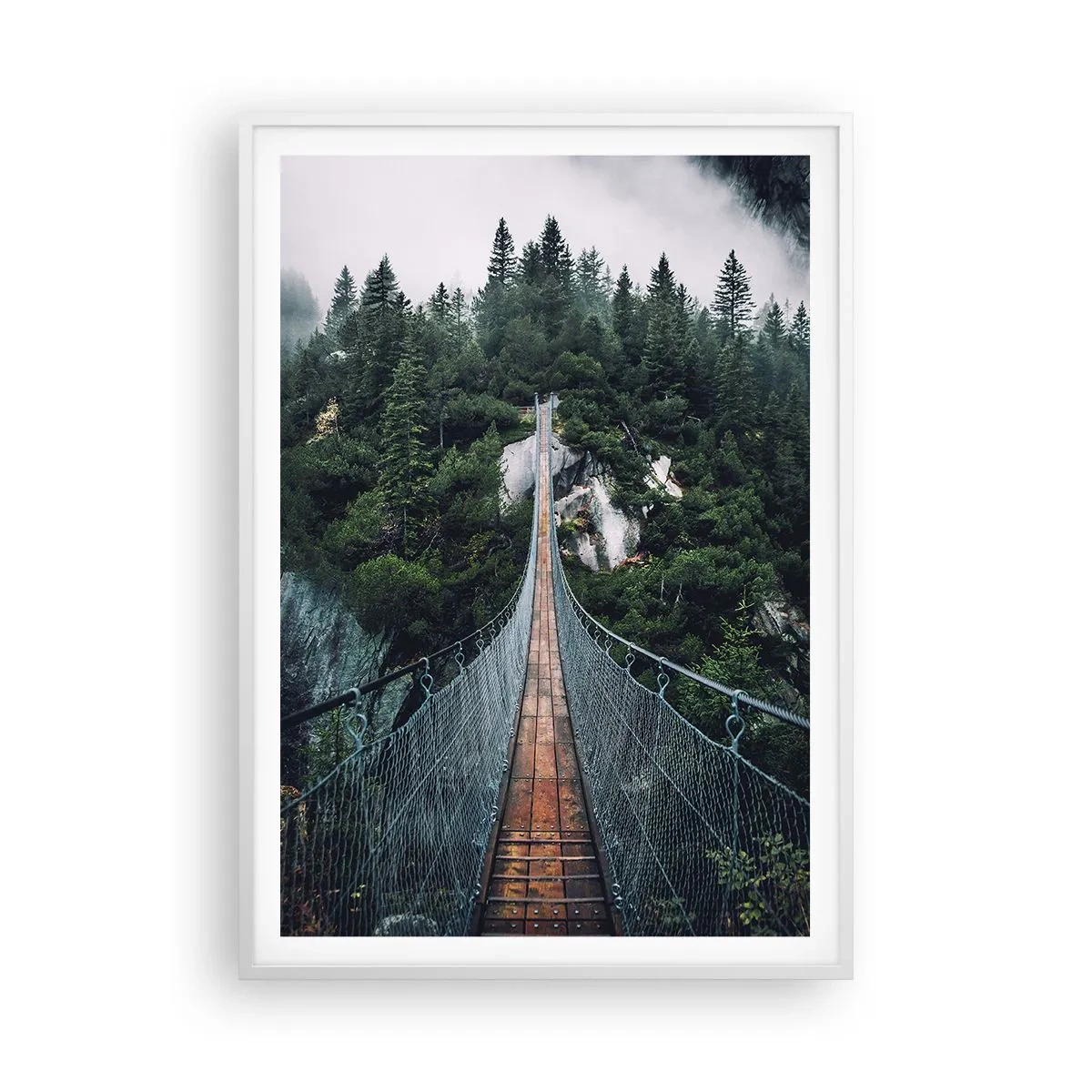 Plakát v bílém rámu - Pouze pro orly - 70x100 cm