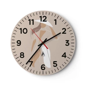 Nástěnné hodiny - Móda je zábava - 30x30 cm