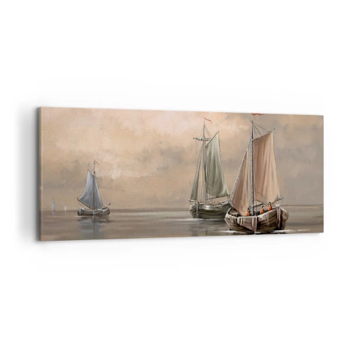 Obraz na plátně - Návrat námořníků - 120x50 cm