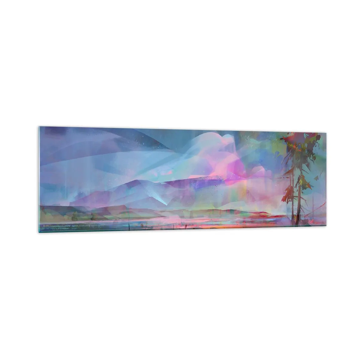 Obraz na skle - Pod přátelským nebem - 160x50 cm