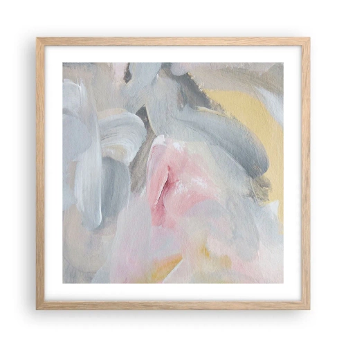 Plakát v rámu světlý dub - V pastelovém světě - 50x50 cm