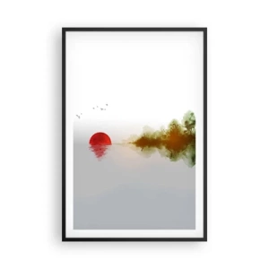 Plakát v černém rámu - Příslib klidu - 61x91 cm