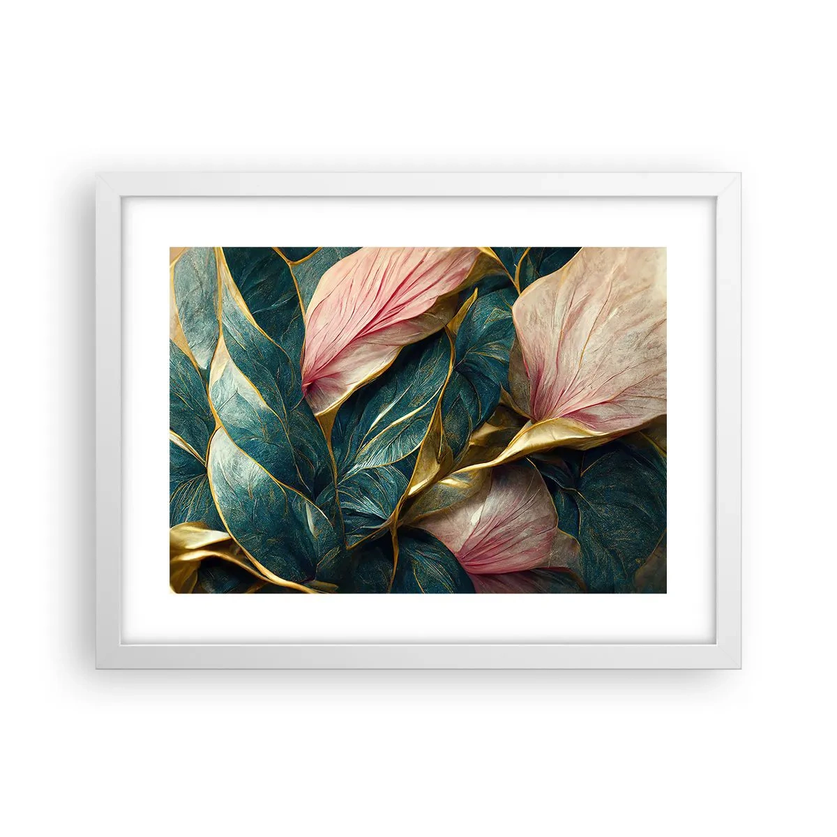 Plakát v bílém rámu - Přirozená elegance a styl - 40x30 cm