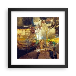 Plakát v černém rámu - Zima, tepleji, horko - 30x30 cm