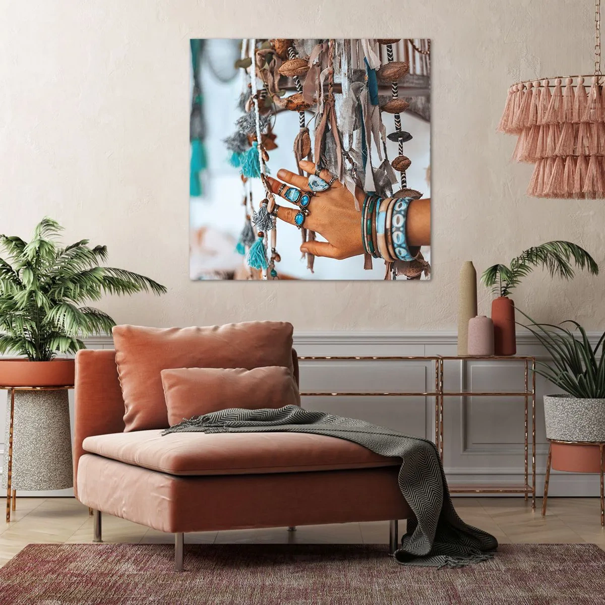 Obraz na plátně - Místní poklady - 70x70 cm