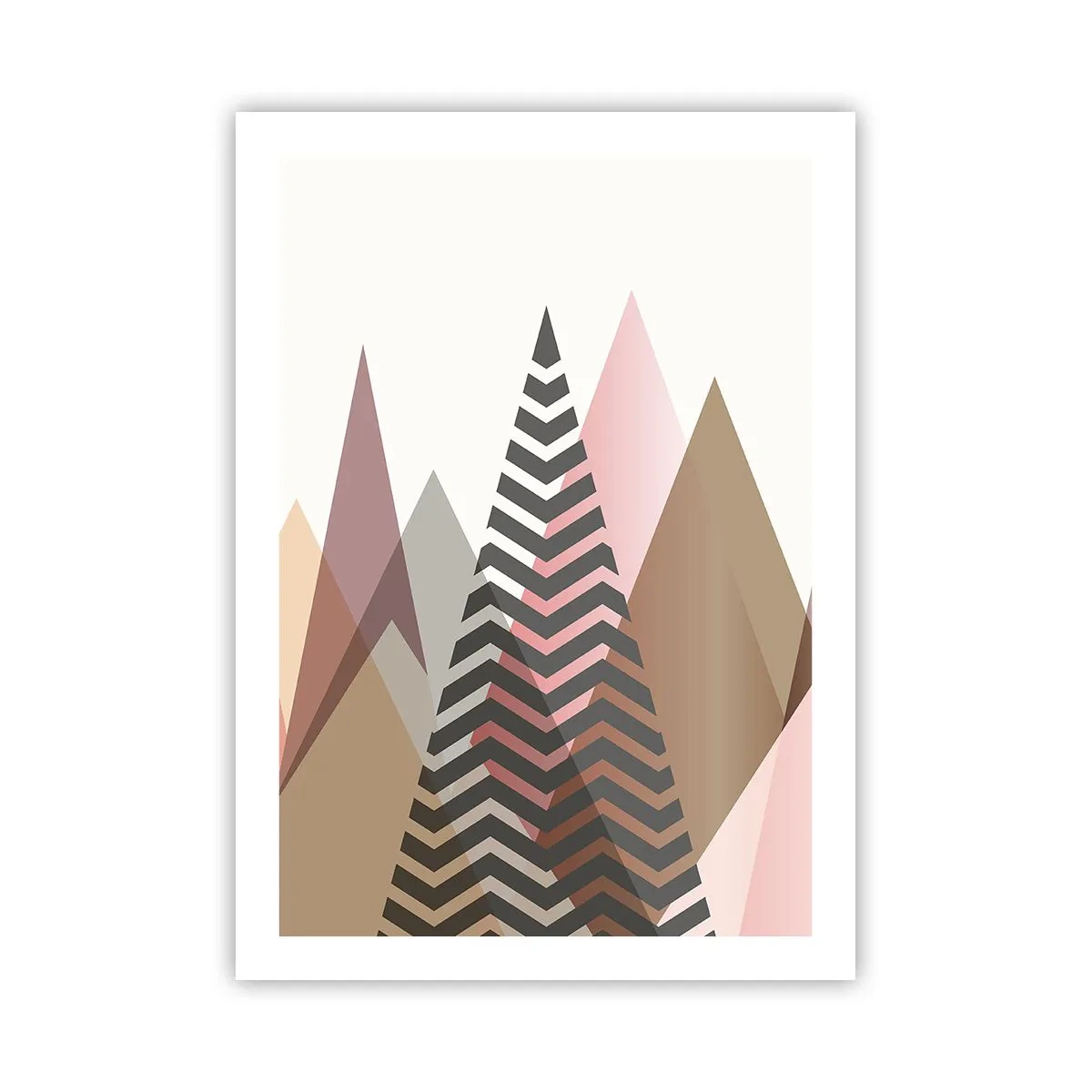 Plakát - Pyramidální pohled - 50x70 cm