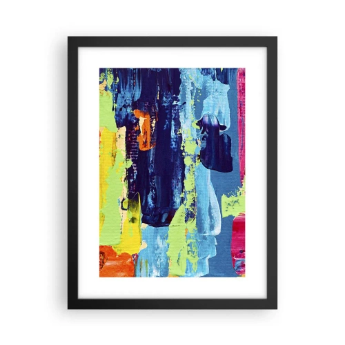 Plakát v černém rámu - Život je krásný! - 30x40 cm