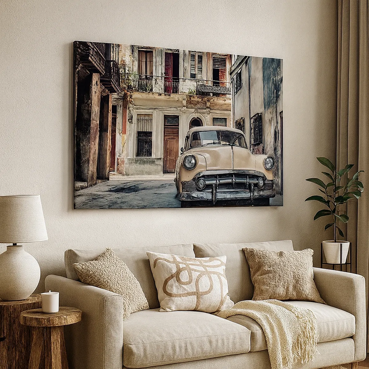 Obraz na plátně - Siesta v Havaně - 30x30 cm