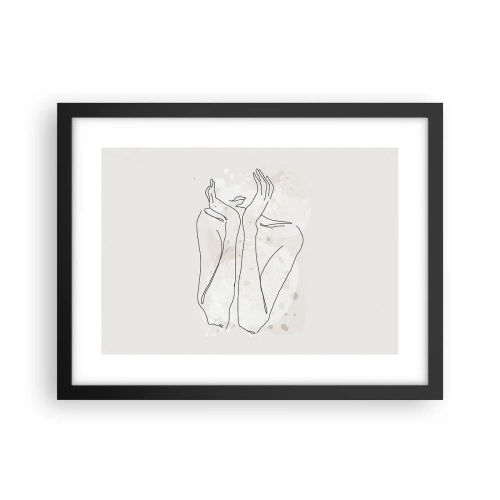 Plakát v černém rámu - Zasněný okamžik - 40x30 cm