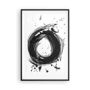 Plakát v černém rámu - Vír tvoření - 61x91 cm