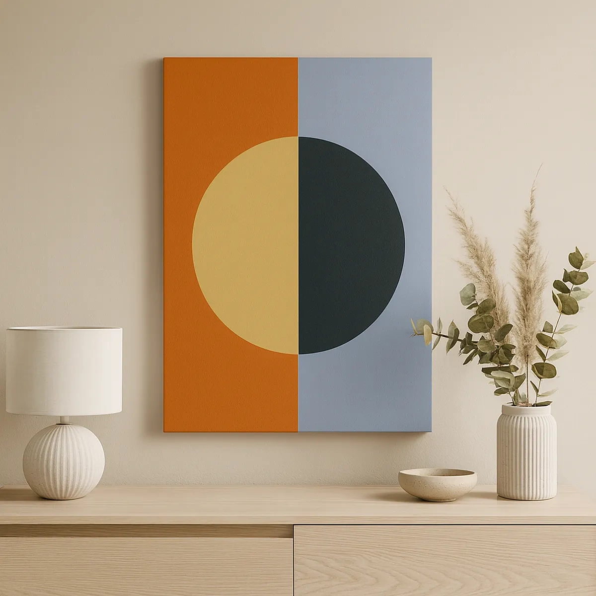 Obraz na plátně - Kompozice tepla a chladu - 50x70 cm