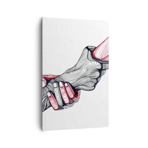 Obraz na plátně - Jste v dobrých rukou - 80x120 cm