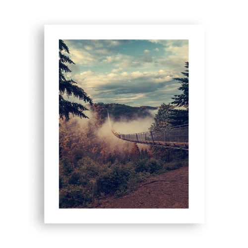 Plakát - Nad podzimním lesem - 40x50 cm