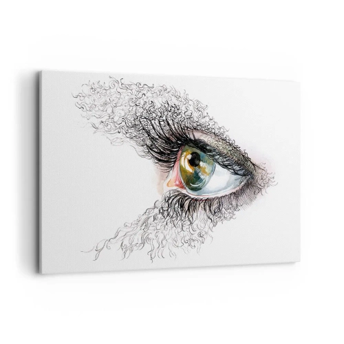 Obraz na plátně - Podívej se přímo do duše - 120x80 cm