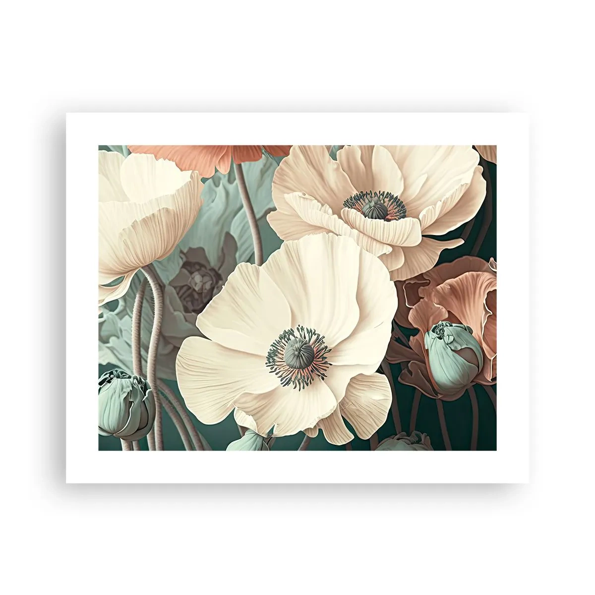 Plakát - Šepot máků - 50x40 cm