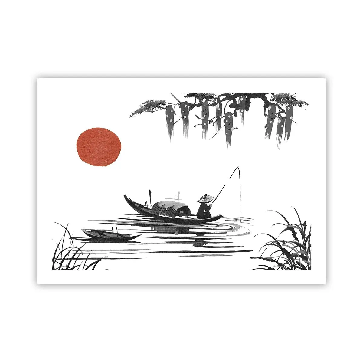Plakát - Asijské odpoledne - 70x50 cm