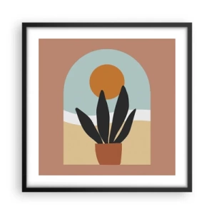 Plakát v černém rámu - Malé radosti - 50x50 cm