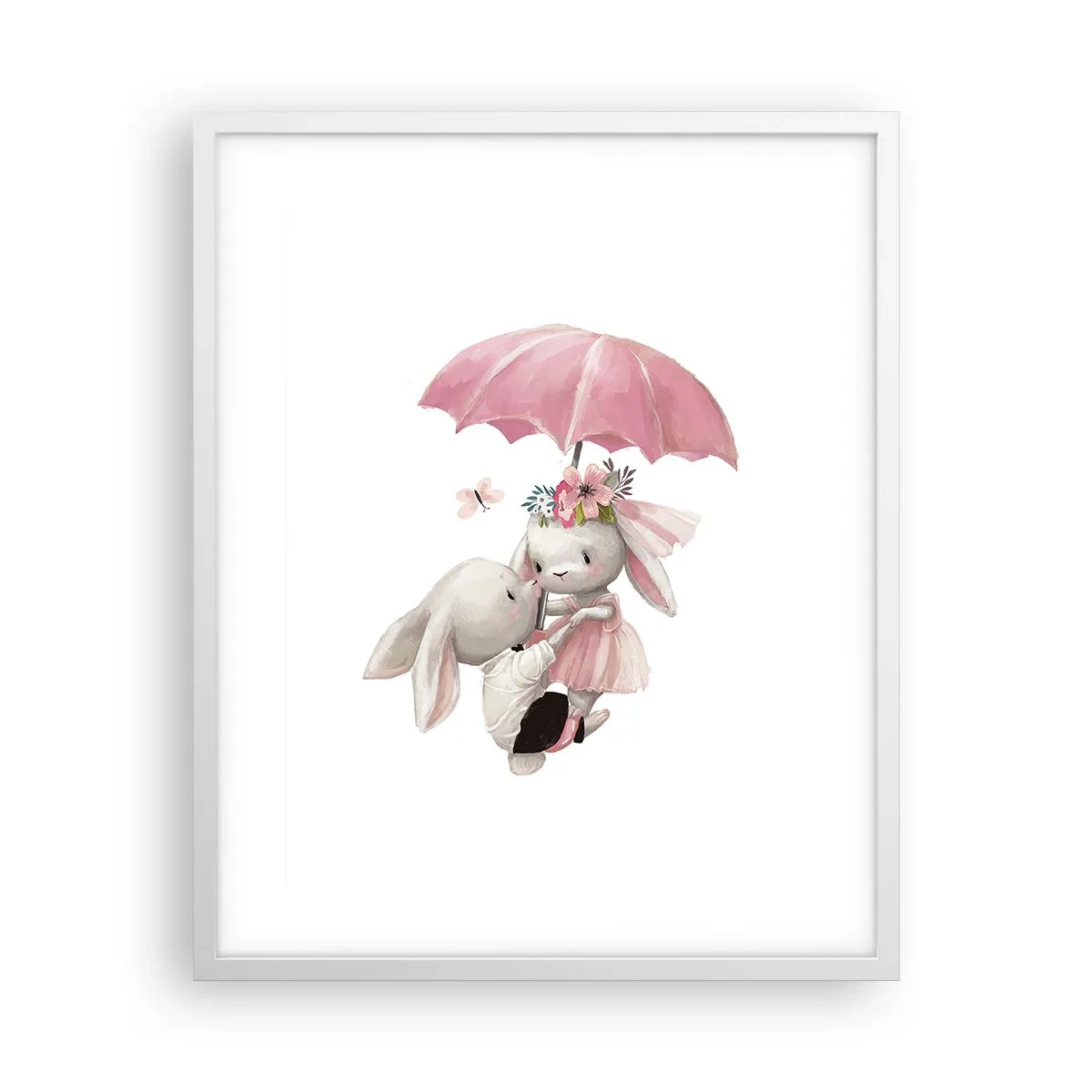 Plakát v bílém rámu - To je láska - 40x50 cm