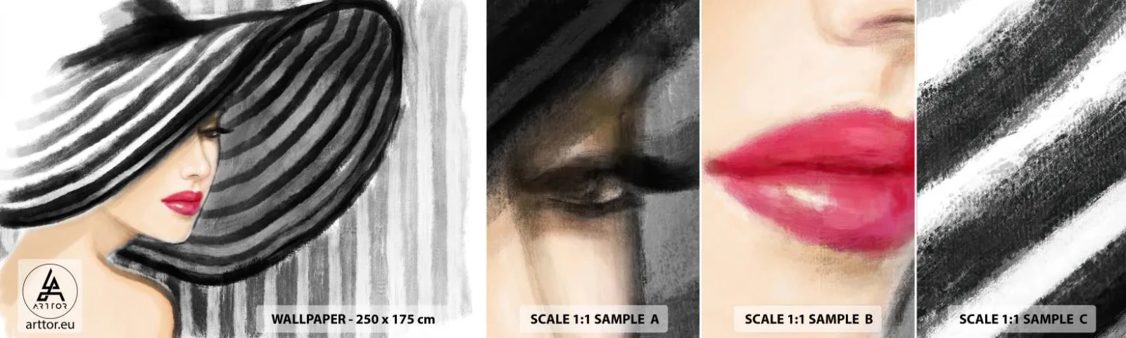 Fototapeta Vzorek Standard Eco - Kde tě hledat? - Žena, ženská tvář, Portrét ženy - 100x30 cm